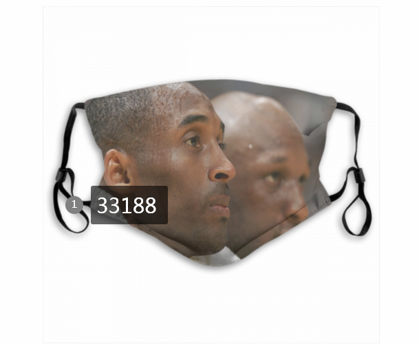 2021 NBA Los Angeles Lakers #24 kobe bryant 33188 Dust mask with filter